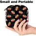 Portable Men's & Women's Tie Storage Bag | American Football Rugby Balls | Compact Menstrual Pad & Cup Pocket with Zip for Teens & Girls - Buy Online on GoSupps.com
