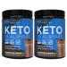 Keto Science Ketogenic Meal Shake, Energy Boosting MCTs, Supports Weight Loss, Keto and Paleo Friendly, Chocolate Cream Flavor, 28 Servings,1.28 Pound (Pack of 2) Chocolate 1.28 Pound (Pack of 2)