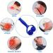 Buy Blue Massage Balls & Scooter - Self-Massage Roller with Handle & Nubs for Muscle Pain Relief | International Shipping - Buy Online on GoSupps.com