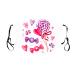 Valentine's Day Face Bandanas Couple Matching Face_Masks - Beast & Beauty- Reusable Cloth Face_Mask