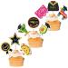 Mulukaya 27Pcs Mexican Graduation Cupcake Toppers Taco Bout Avocado Cactus Congrats Grad Treat Cake Picks for Cinco de Mayo Graduation Party Decorations Supplies