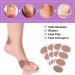 WLLHYF 7 Sheets Moleskin Adhesive Pads for Foot Blisters - Breathable Foot Pads for Friction Prevention in Boots and Hiking Shoes - Buy Online on GoSupps.com