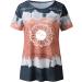Women's T-Shirt Summer Women's Blouse Short Sleeve Floral Print T-Shirt Clothing Woman Basic Shirt Pullover Crew Neck Clothes T-Shirt Tops Casual Plain Tops Women's Blouse Black XXL - Buy Online on GoSupps.com