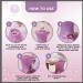 Magic V Steam Yoni Steam Kit with 6 Herbal Tea Bags for V Cleansing & Postpartum Care - Black Edition - Buy Online on GoSupps.com