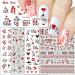 Manicure Cupid Cartoon Valentine Nail Art Stickers Love Heart 3D Decals Letters(STZ-G073) - Buy Online on GoSupps.com