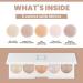 Ofra Cosmetics Ofraglow Signature Palette - 5 Color Highlighter Palette with Mirror for Face, Cheeks, Eyes - Illuminating Makeup Highlight in Ivory, Champagne, Gold, Pink & Bronze - Buy Online on GoSupps.com