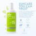 Natural Tone Organic Skincare SPF15 Broad Spectrum Sunscreen 4oz - Plant-Based, Soothing & Hydrating Sun Block for Face and Body - Buy Online on GoSupps.com