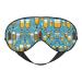 Beer Bubble Sleep Mask-Adjustable Breathable Fashionable Eye Mask for A Comfortable Sleep Experience