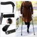 LINYUES Forearm Crutches Adult F-Shape Aluminum Crutches with Heavy Duty Non-Slip Rubber Feet Ergonomic Handles Load 130kg - Buy Online on GoSupps.com