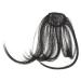 FOMIYES Piece Hair Brown Wig with Bangs Cosplay Brown Wigs for Women Side Bangs Black Ponytail Wig Extension Blow Dryers Black Bangs Black Curtains Faux Bangs No Trace Clip Miss