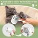 4-in-1 Self-Cleaning Cat Brush | Universal Pet Hair Cleaning Tool with 20ml Essence - Effective Knot Remover for Cats & Dogs - Buy Online on GoSupps.com