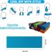 AWOWZ 10 Pack Cooling Towel for Sports, Yoga, Gym & More - Soft, Breathable, Sweat-Wicking Towel for Fitness and Outdoor Activities - Buy Online on GoSupps.com