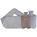 Hot Water Bottle with Soft Cover 2 L PVC Material Hot Water Bag Suitable for Shoulder and Neck Pain Warm Hands and Feet Menstrual Cramps with a Plush Cover Detachable Hot Water Bag