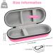 LOPHE Electric Toothbrush Travel Case Dustproof Toothbrush Storage Holder Portable Toothbrush Protective Cover Bag Electric Toothbrush Case Container for Business Camping Travel (Magenta) - Buy Online on GoSupps.com