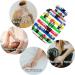NAANLE Colorful Striped Hot Water Bottle with Cover - 1L for Menstrual Cramps Pain Relief & Heat Therapy - Buy Online on GoSupps.com