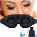 Eye Mask for Lash Extensions Eyelash Sleeping Mask for Extensions 3D Sleeping Mask for Women Men with Adjustable Strap Ear Plugs Sleep Mask for Lash Extensions for Nap Travel Night
