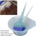 3-Piece Hair Dye Brush & Bowl Set - Professional Tinting Comb Tools for Home Salon (Blue) | Best Hair Coloring Supplies - Buy Online on GoSupps.com