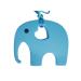 Elephant Beißring for babies & tooth aid for teething BPA free - perfect baby toy & gift - available in 12 colors (blue)