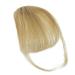 Fashion Colourful Wispy Bangs Fringe - Clip In Fringe| Clip In Bangs| Clip On Bangs Human Hair Fringe Clip In Human Hair Extensions| Air Bangs Clip for Daily Wear Girls and Women gray gold
