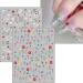 9 Sheets Spring Flower Nail Art Stickers Self-Adhesive Colorful Floral Nail Stickers Decals DIY Nail Art Supplies Decals for Women Girls Nail Tips Design Decoration Accessories - Buy Online on GoSupps.com