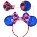 4th of July Striped Flag Mouse Ears Headband for Kids and Women - DIY Hair Accessories - Buy Online on GoSupps.com