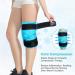 SuzziPad Knee Ice Pack Wrap - Cold Compress Therapy for Knee Pain Relief, Injuries, Meniscus Tear, ACL Surgery - Reusable Gel Packs, Aqua - Buy Online on GoSupps.com