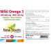 New Roots Herbal - Wild Omega 3 EPA 660mg - DHA 330mg - 60 Softgels - Fish Oil Omega 3 Supplement - Omega 3 Fatty Acid Supplements for Men & Women - Brain Function - Cardiovascular Health - Omega 3 Pills 60 count (Pack of 1) - Buy Online on GoSupps.com