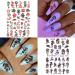 Nails Art Decoration Nail Decals Self Adhesive Chinese Dragon Snake Gothic Style Nail Stickers 3D Black(148) - Buy Online on GoSupps.com
