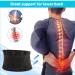 Lumbar Support Brace for Lower Back Pain Relief - Adjustable Straps for Sciatica, Herniated Disc, Scoliosis - Women and Men 3XL/4XL - Buy Online on GoSupps.com