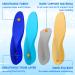 Kids Flat Feet Arch Support Insoles - Orthotic Inserts for Flat Feet & Plantar Fasciitis - Heel Pain Relief for Little Kids (Blue 2.5-3.5 M - Buy Online on GoSupps.com