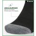 KEECOW Performance Comfort Cushion No Show Ankle Socks for Men & Women - Blister Resist Athletic Tab Short Socks - Medium Black (6 Pairs) - Buy Online on GoSupps.com