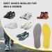 Buy 2 Pair Memory Foam Shoe Inserts for Women | Shock Absorbing Insoles for Foot Pain Relief | Comfortable & Breathable | Sizes M: 4.5-13.5 W: 6.5-12 - Buy Online on GoSupps.com