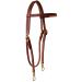 Horse Western Amish USA Hermann Oak Leather Headstall with Snap Ends 975H101