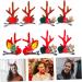 minkissy 8 Pairs Christmas hair clips girls outfits girls hair clips billed hair clips animal ear hair clip women hair clips christmas deer costume Deer Horn Clips Xmas Hair Barrette - Buy Online on GoSupps.com