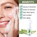 Trendyfave Aloe Vera Gel Foaming Cleanser Face Wash Natural Acne Face Wash Built-In Silicone Cleaning Brush For Acne Prone & Oily Skin Exfoliating Face Wash - Soothe Purify Facial Skin Care - Buy Online on GoSupps.com