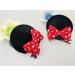 Red Pink Polka Dot Double Bow Hair Clips for Costumes - Set of 2 - Buy Online on GoSupps.com