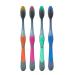 BioSwiss: Pack of 4 Dentist Approved Toothbrushes for Clean Teeth and a Whiter Smile Soft Bristles Ergonomic Design |for Men & Women| Travel Friendly