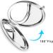 ZIYE Magnifying Makeup Compact Hand Mirror - Elegant Portable Folding Purse Mirror for Women and Girls - Perfect Gift for Teacher, Daughter, and Kids - Buy Online on GoSupps.com