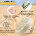 Buy PHAVESAS Silicone Scalp Massage Brush | Improve Blood Circulation | Eco-Friendly Wheat Straw Pink Hair Care Tool - Buy Online on GoSupps.com