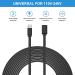 Sumind 4 Pack 10ft Micro USB Extension Cable Male to Female Extender - Compatible with Wireless Security Cameras - Includes Cable Clips (Black) - Buy Online on GoSupps.com