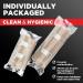 Premium Compression Bandage Set - 4pk with Extra Clips | Durable Elastic Wrap | Reusable & Stretchy up to 4.6m - Buy Online on GoSupps.com