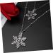 COLLBATH A Necklace Necklaces Women Pendant Necklace Snowflake Necklace Accessories Sweater Chain Miss Long - Buy Online on GoSupps.com