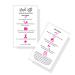 Lash Lift Aftercare Instruction Cards | 50 Pack | 2 x 3.5 inches Business Card Size | Starter Eyelash Lift Kit at Home DIY aftercare Supplies | White with Pink Icons Design