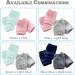 Kalevel Baby Crawling Anti-Slip Knee Pads - 2 Pairs Navy Blue + Dark Grey Knee Sleeve Protector for Infant Toddler Boy Girl - Buy Online on GoSupps.com