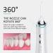Buy Professional Cordless Water Flosser Rechargeable Dental Oral Irrigator for Braces Care | 5 Jet Tips 3 Modes IPX7 Waterproof 300ML Tank - Ideal for Travel & Home Use - Buy Online on GoSupps.com