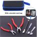 Glarks 4Pcs Heavy Duty Glass Running Pliers & Cutters Set for Mosaic, Tiles, Mirror - Breaker Grozer Plier, Oil Feed Glass Cutter - Buy Online on GoSupps.com