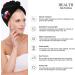 Chile Flag Llama Microfiber Hair Towel Wrap | Super Absorbent Turban for Women - 10x26 Inch - Buy Online on GoSupps.com