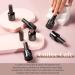 Beetles Coffee Cafe Collection Gel Nail Polish Set - Autumn Winter Neutral Beige Mauve Colors - Manicure Kit with LED Lamp - Soak Off Gel Gifts - Buy Online on GoSupps.com