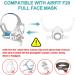 CPAP Frame Supplies for ResMed AirFit F20 Mask - Frame, Magnetic Clips, Strap Covers (1 Frame, 2 Clips, 2 Covers) - Buy Online on GoSupps.com