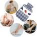 Naanle Plaid Strawberry Blueberry Transparent Hot Water Bottle - 1L Heating Therapy for Bed & Pain Relief | Ideal for Hands & Feet - Buy Online on GoSupps.com